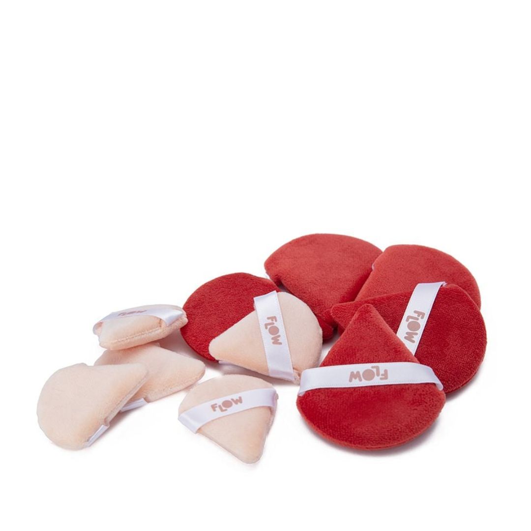 Flow Boho Powder Puffs מארז ספוגיות פאפ - בוהו