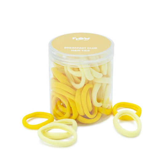 Flow breakfast Club Hair Ties מארז 50 גומיות - ברקפסט