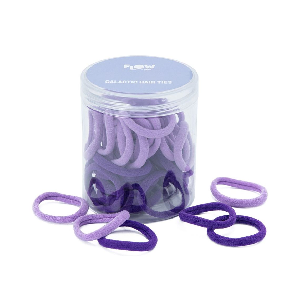 Flow Galactic Hair Ties מארז 50 גומיות גלקטי