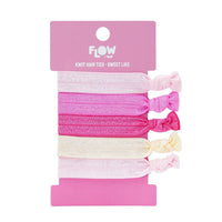 Flow Sweet Knot Hait Ties סט 5 גומיות/צמידי קשר - סוויט