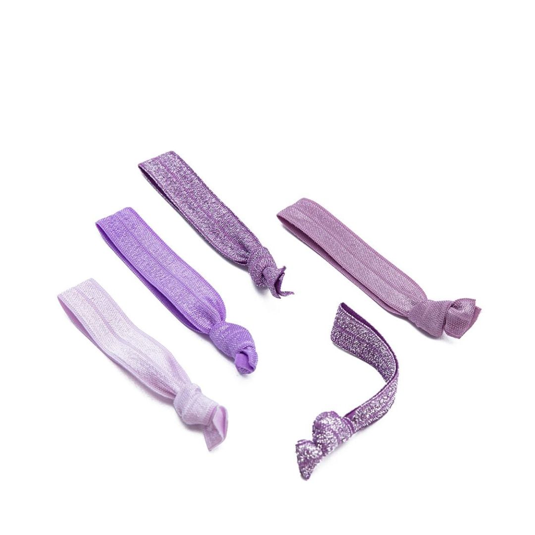 Flow Galactic Knot Hair Ties סט 5 גומיות/צמידי קשר - גלקטי