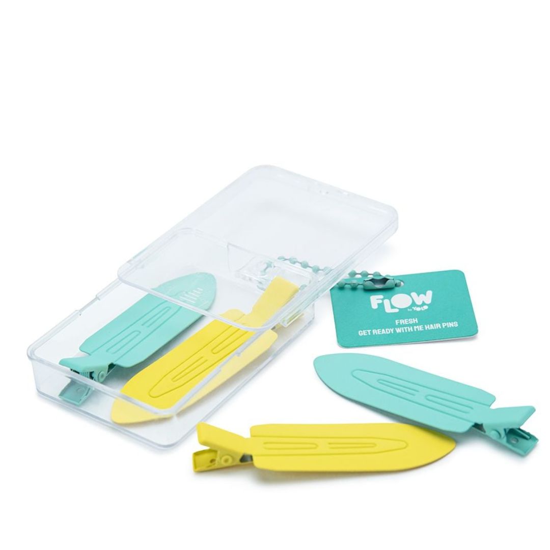 Flow Fresh Hair Clips זוג סיכות טיפוח - פרש