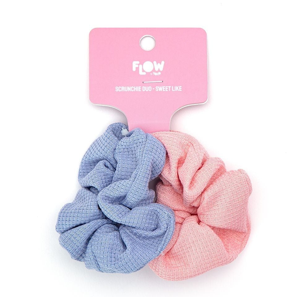 Flow Sweet Scrunchie Dou סט 2 סקרנצ’יז - סוויט