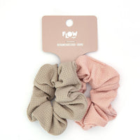 Flow Boho Scrunchie Dou סט 2 סקרנצ’יז - בוהו