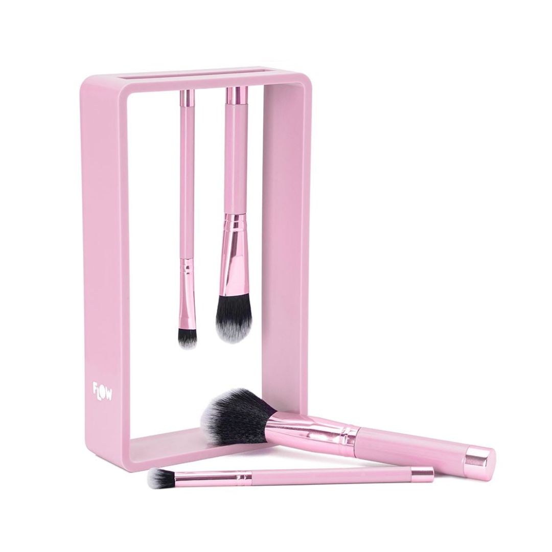 Flow Sweet Magnetic Glam Brush Set מארז מברשות איפור מגנטי- סוויט