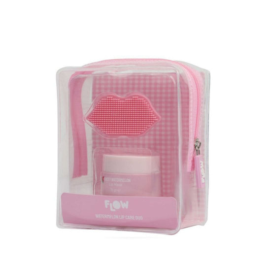 Flow Lip Care Duo פלואו מארז מסיכה + סקראב שפתיים