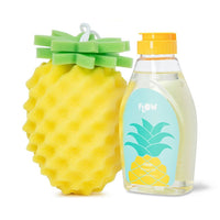 Flow Tropical Pineaplle Set סט סבון רחצה וספוג אננס