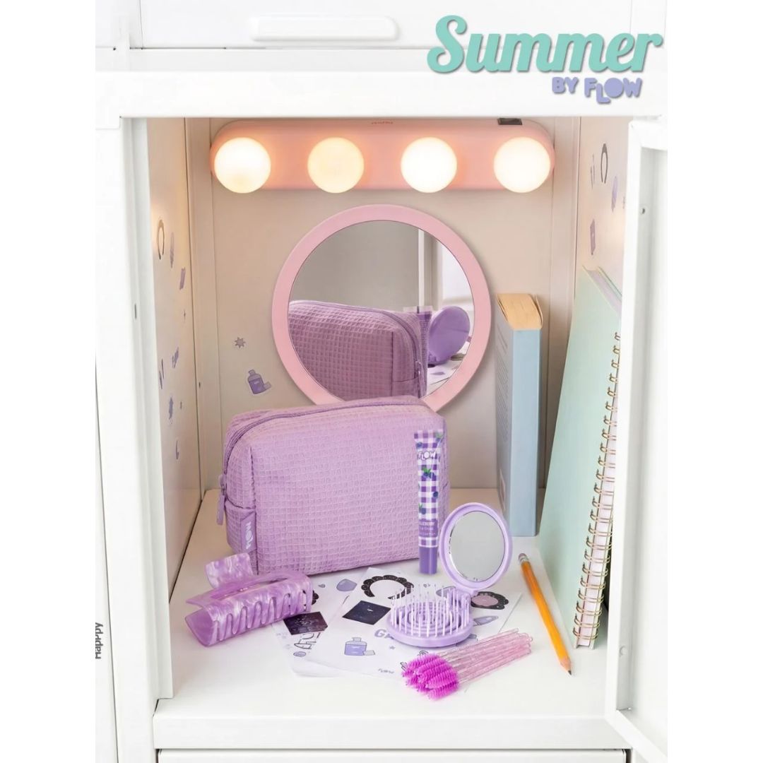 Flow Light and Shine Led and Mirror תאורת הוליווד ומראה ללוקר