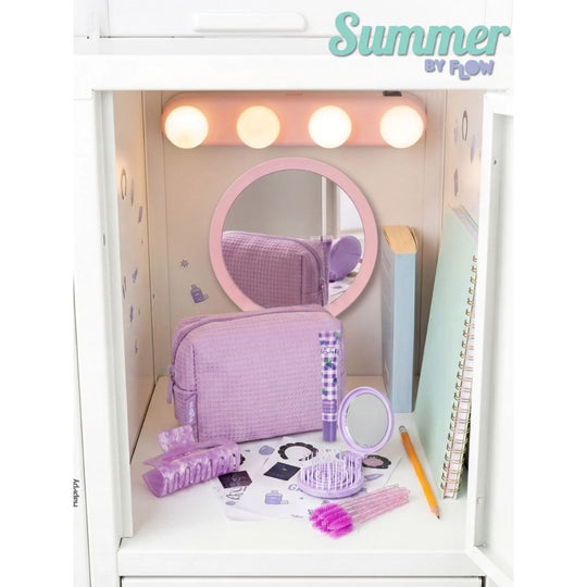 Flow Light and Shine Led and Mirror תאורת הוליווד ומראה ללוקר