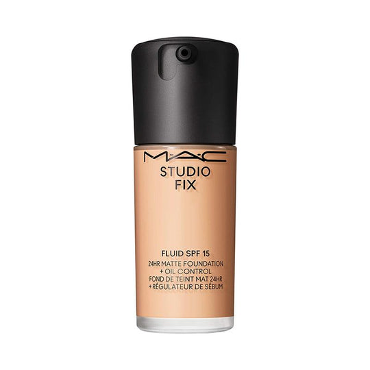 Mac Studio Fix Fluid SPF 15 24HR Matte Foundation + Oil Control 30ml מאק מייקאפ בגימור מאט רך-GLAM42