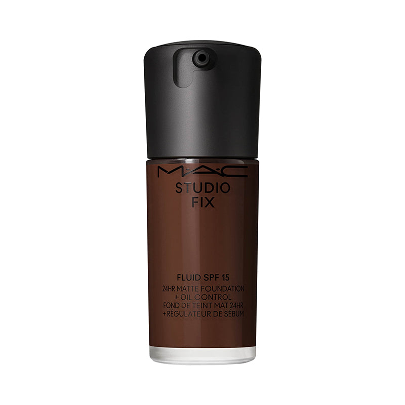 Mac Studio Fix Fluid SPF 15 24HR Matte Foundation + Oil Control 30ml מאק מייקאפ בגימור מאט רך