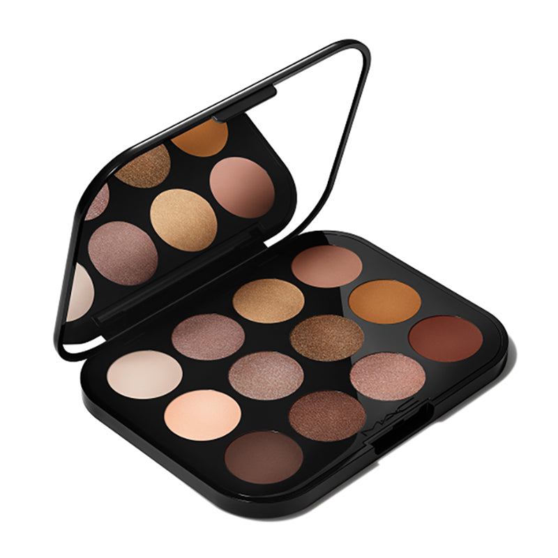 Mac Connect In Colour Eye Shadow Palette: Unfiltered Nudes מאק פלטת 12 צלליות בגווני ניוד
