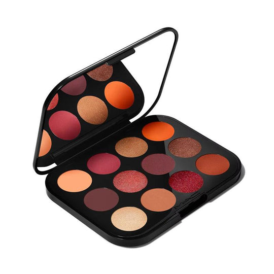 Mac Connect In Colour Eye Shadow Palette: Future Flame מאק פלטת 12 צלליות בגווני אש-GLAM42