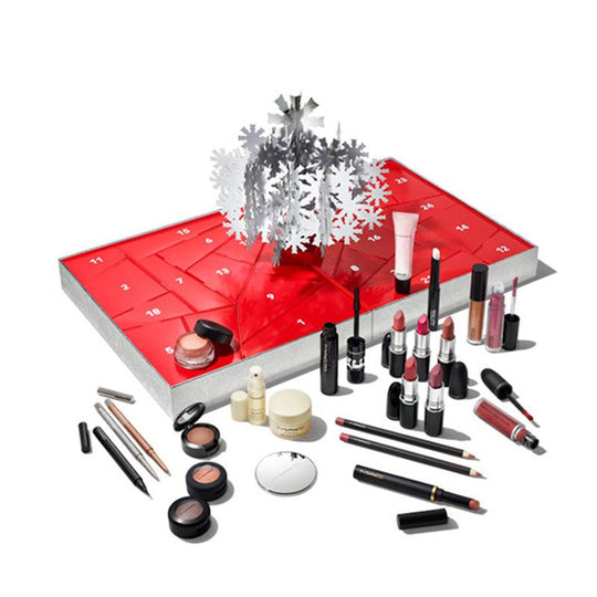Mac Frosted Frenzy Advent Calender מאק מארז למראה איפור מושלם מעיניים ועד שפתיים במהדורה מוגבלת-GLAM42