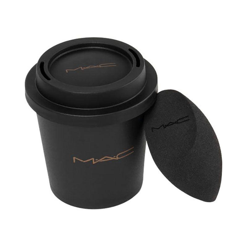 Mac Sponge + Case מאק ספוגית איפור עם כוס אחסון במהדורה מוגבלת במתנה-GLAM42