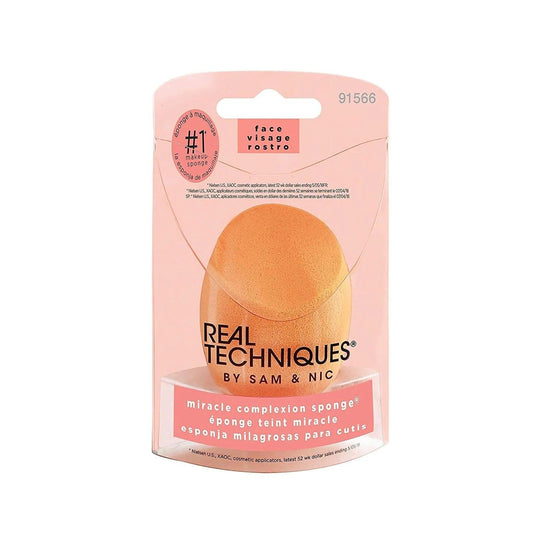 Real Techniques Miracle Complexion Sponge 1566 ספוגית איפור לכיסוי אחיד ולגימור מושלם-GLAM42