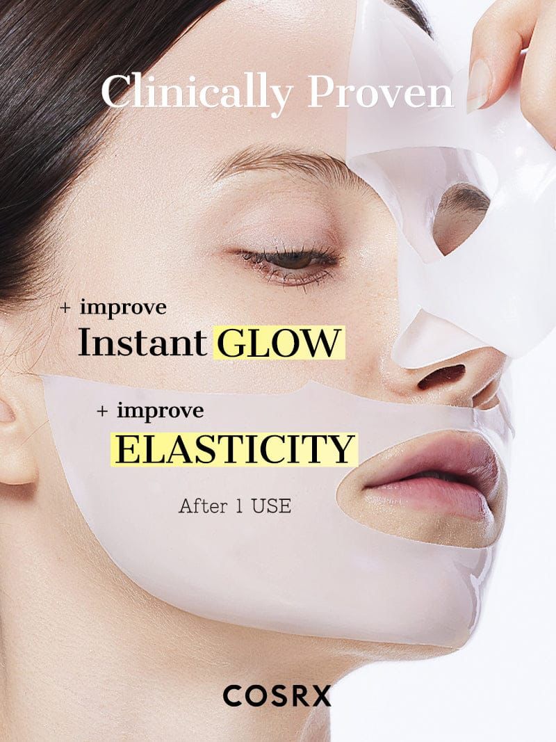 COSRX - Advanced Snail Mucin Glass Glow Hydrogel Mask Set of 3 – סט של 3 מסכות הידרוג'ל לזוהר זכוכית ריר חילזון