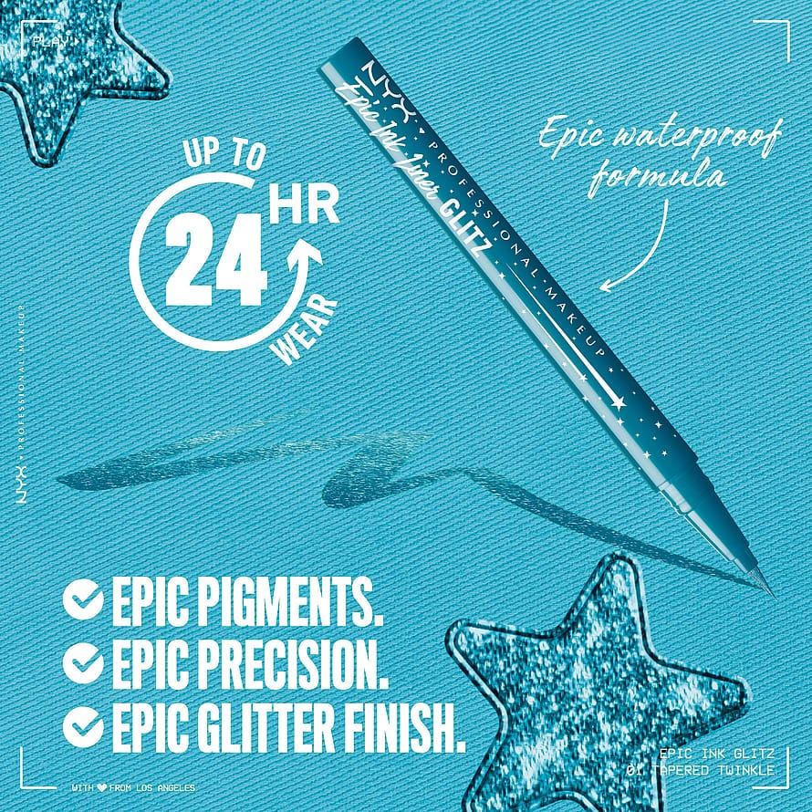 NYX Professional Makeup Epic Ink Liner ניקס איילינר אפיק אינק עמיד במים