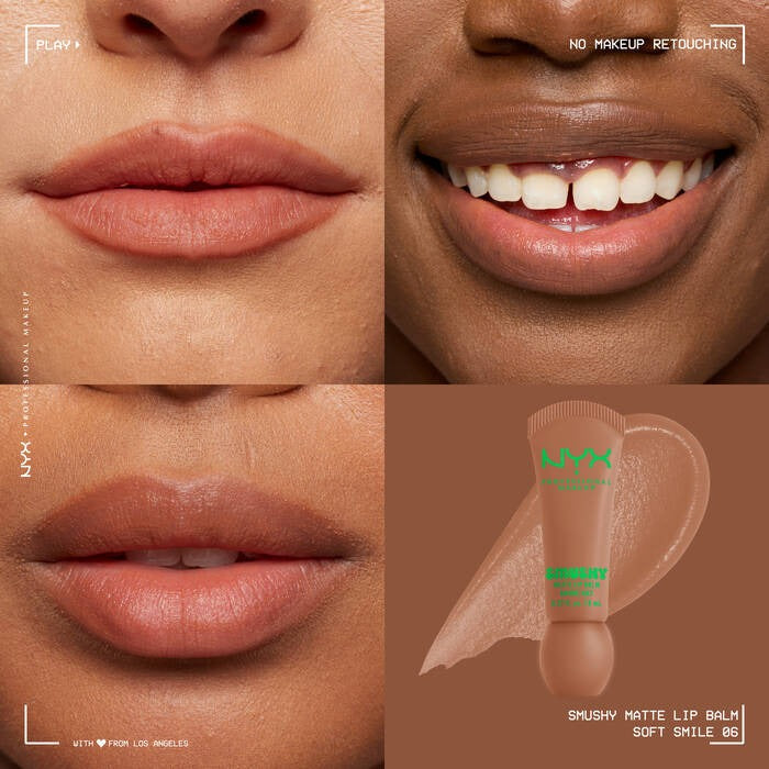 NYX Professional Makeup Smushy Matte Lip Balm ניקס באלם שפתיים בגימור מאט