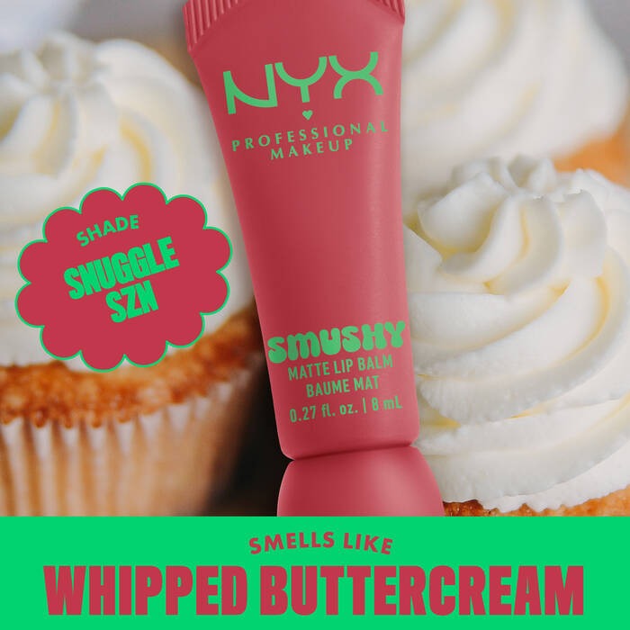 NYX Professional Makeup Smushy Matte Lip Balm ניקס באלם שפתיים בגימור מאט