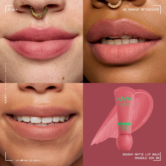 NYX Professional Makeup Smushy Matte Lip Balm ניקס באלם שפתיים בגימור מאט