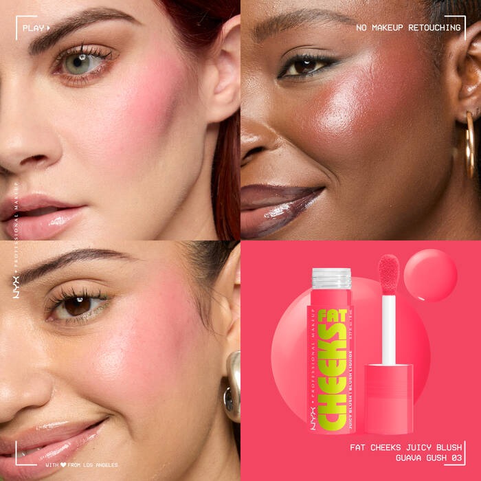 NYX Professional Makeup Fat Cheeks Blush ניקס סומק נוזלי פאט צ'יקס