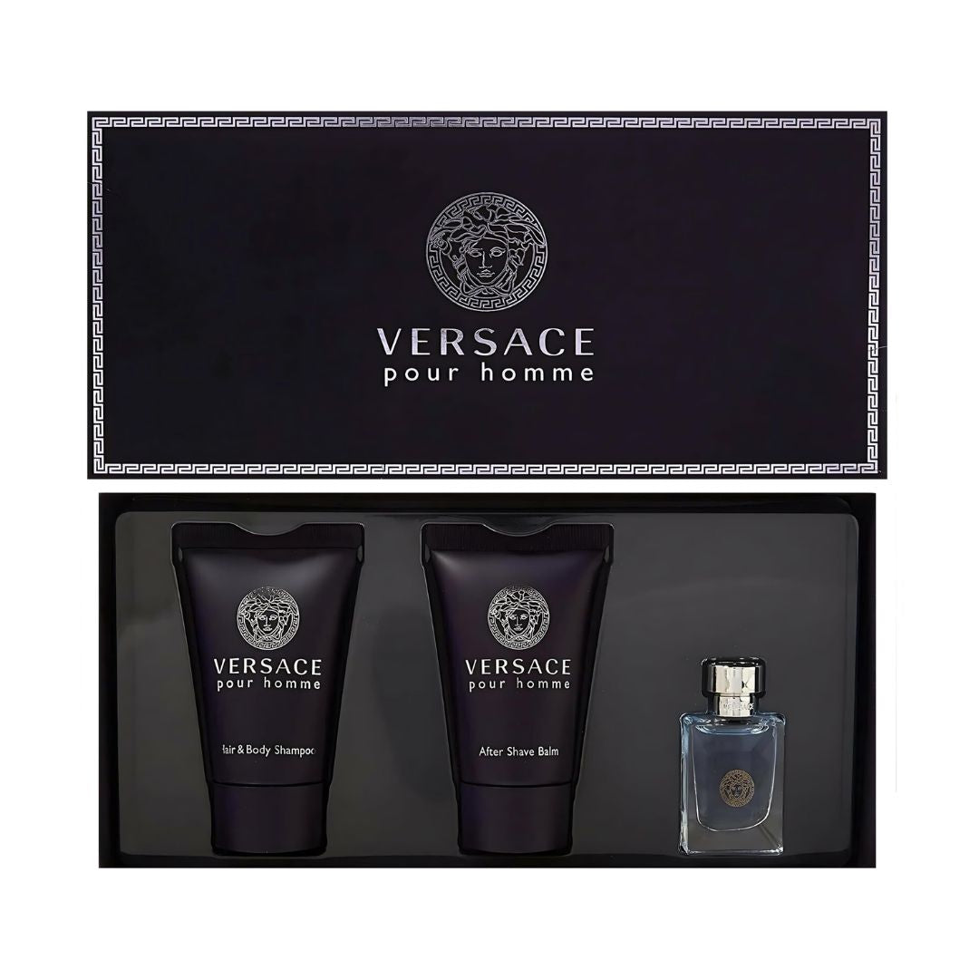 Versace Mini Set Pour Homme Gift (וורסאצ'ה מיני סט לגבר במתנה  (לא למכירה! מוצר מתנה