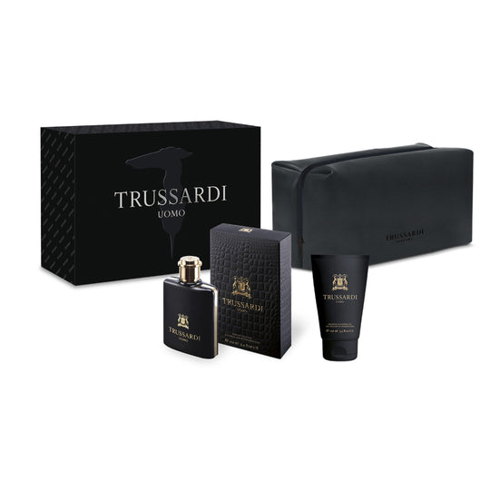 Trussardi Uomo Set Edt 100ML+Shower Gel 100ML+Bag מארז בישום טרוסרדי לגבר-GLAM42