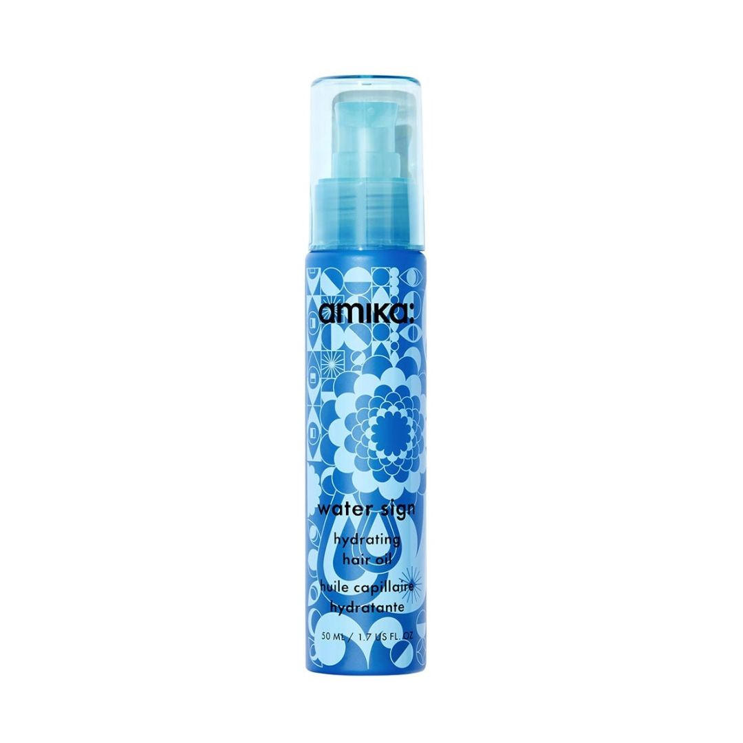 Amika Water sign hydration hair oil 50ml אמיקה שמן הזנה ללחות עמוקה והגנה מחום-GLAM42
