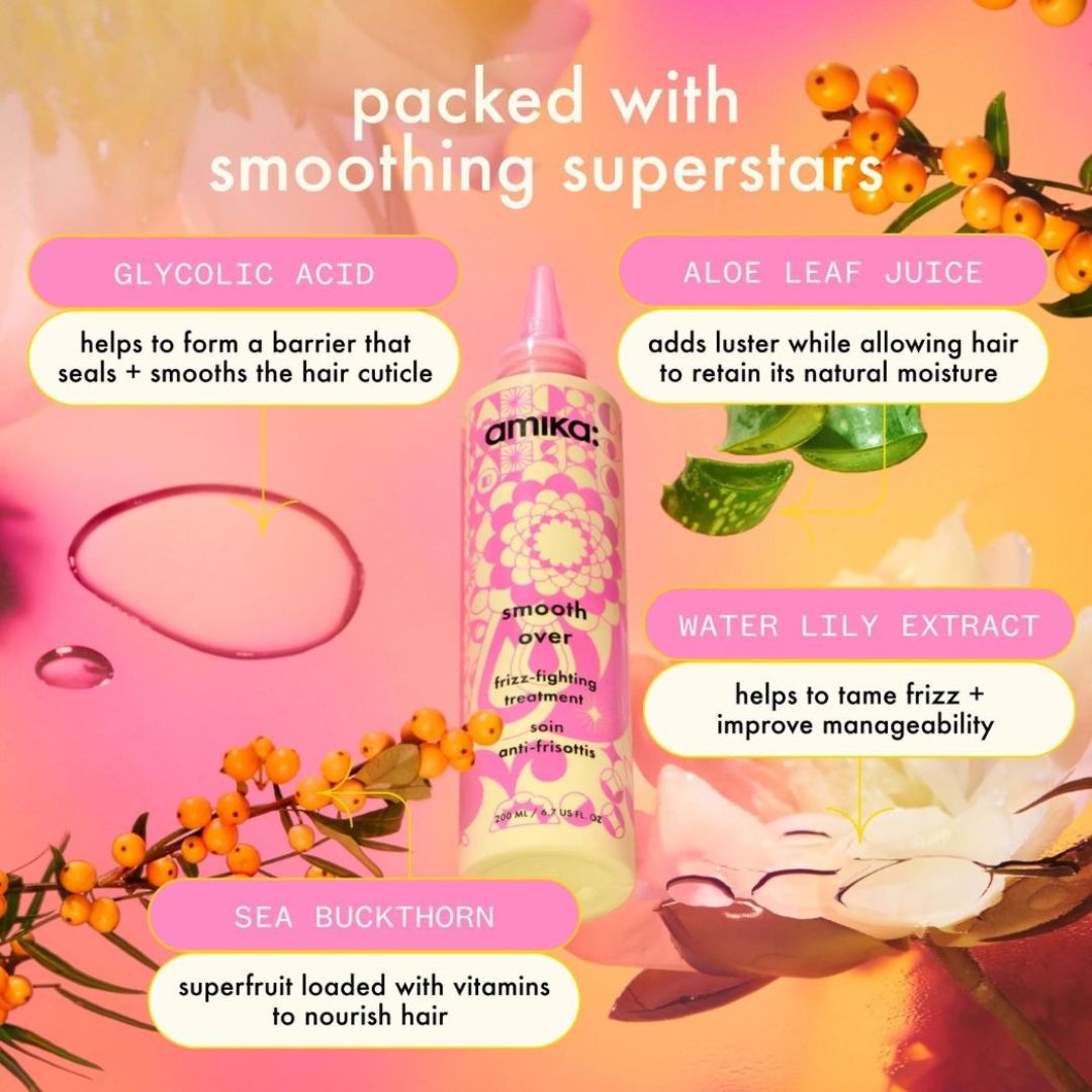 Amika Smooth Over Frizz-Fighting Treatment 200ML | אמיקה מסכת אנטי פריז 200 מ"ל-GLAM42