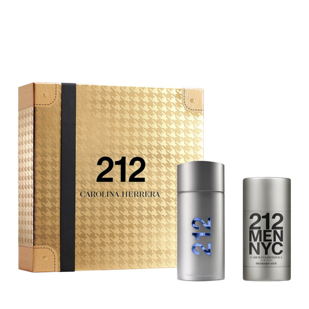 Carolina Herrera 212 Men Set קרולינה הררה סט א.ד.ט + דאודורנט סטיק לגבר