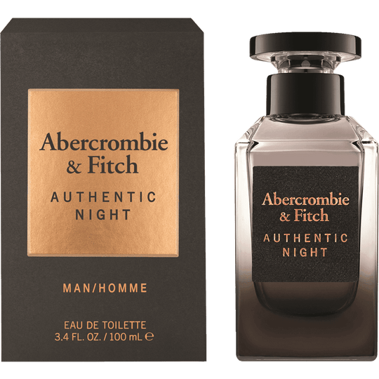 Abercrombie & Fitch Authentic Night Edt 100ml בושם אברקרומבי לגבר-GLAM42