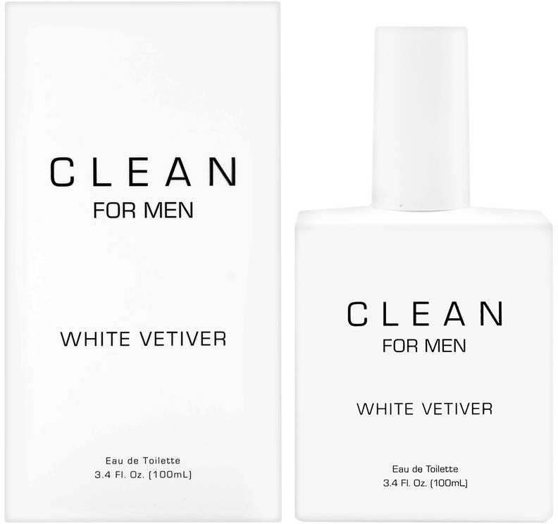 Clean For Men White Vetiver Edt 100ML בושם לגבר קלין