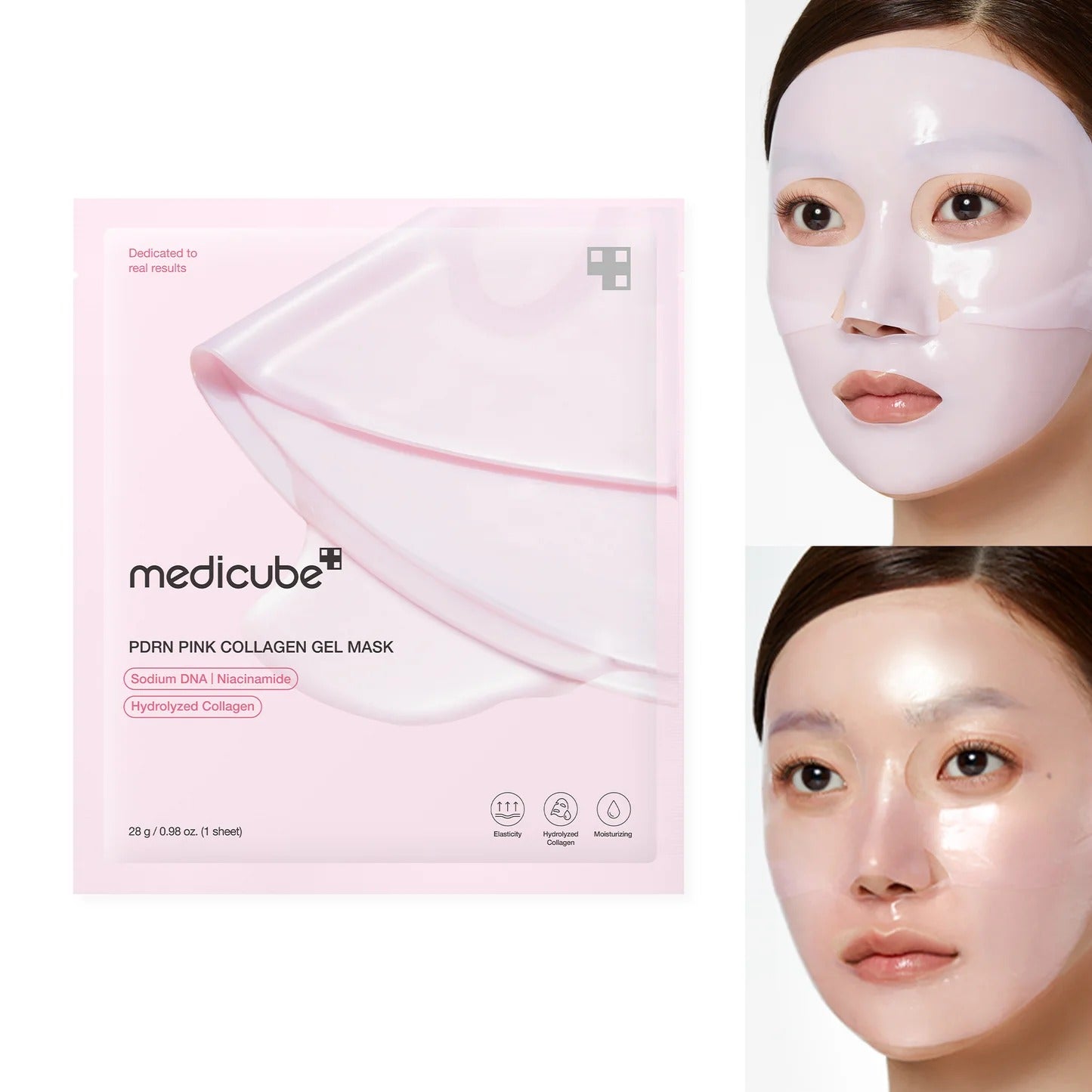 Medicube PDRN Collagen Gel Mask מדיקיוב מסיכת ג'ל קולגן