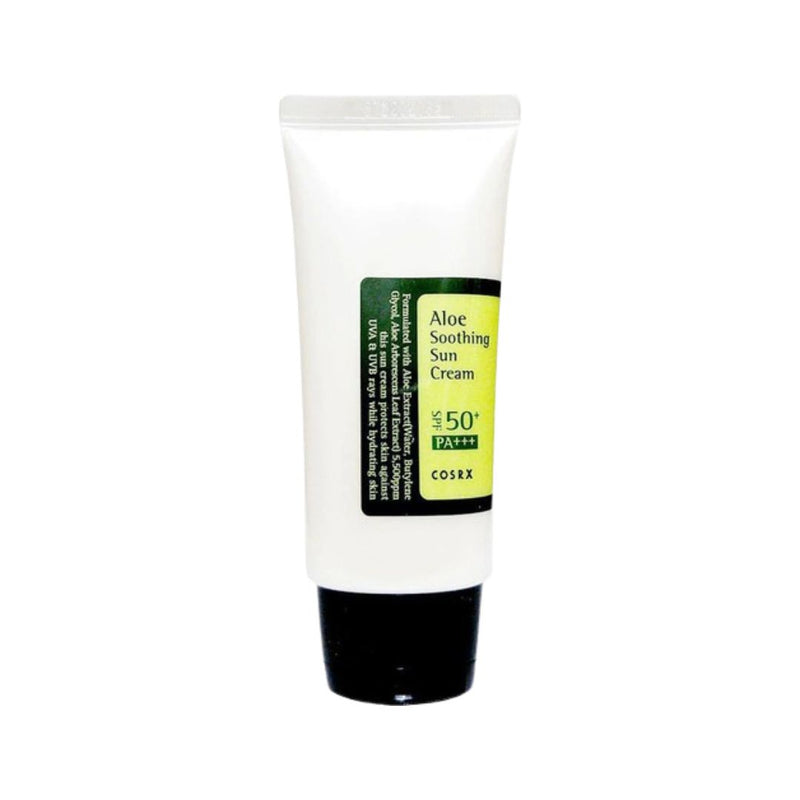 Cosrx Aloe Soothing Sun Cream SPF50 PA+++ 50ml קוסרקס קרם הגנה עם אלוורה להרגעת העור