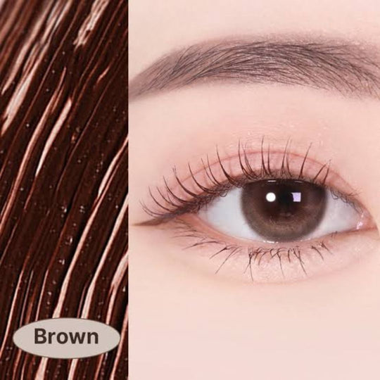 Heimish Dailism Smudge Stop Mascara Volume Brown מסקרה חומה למראה נפח עם טכנולוגיית