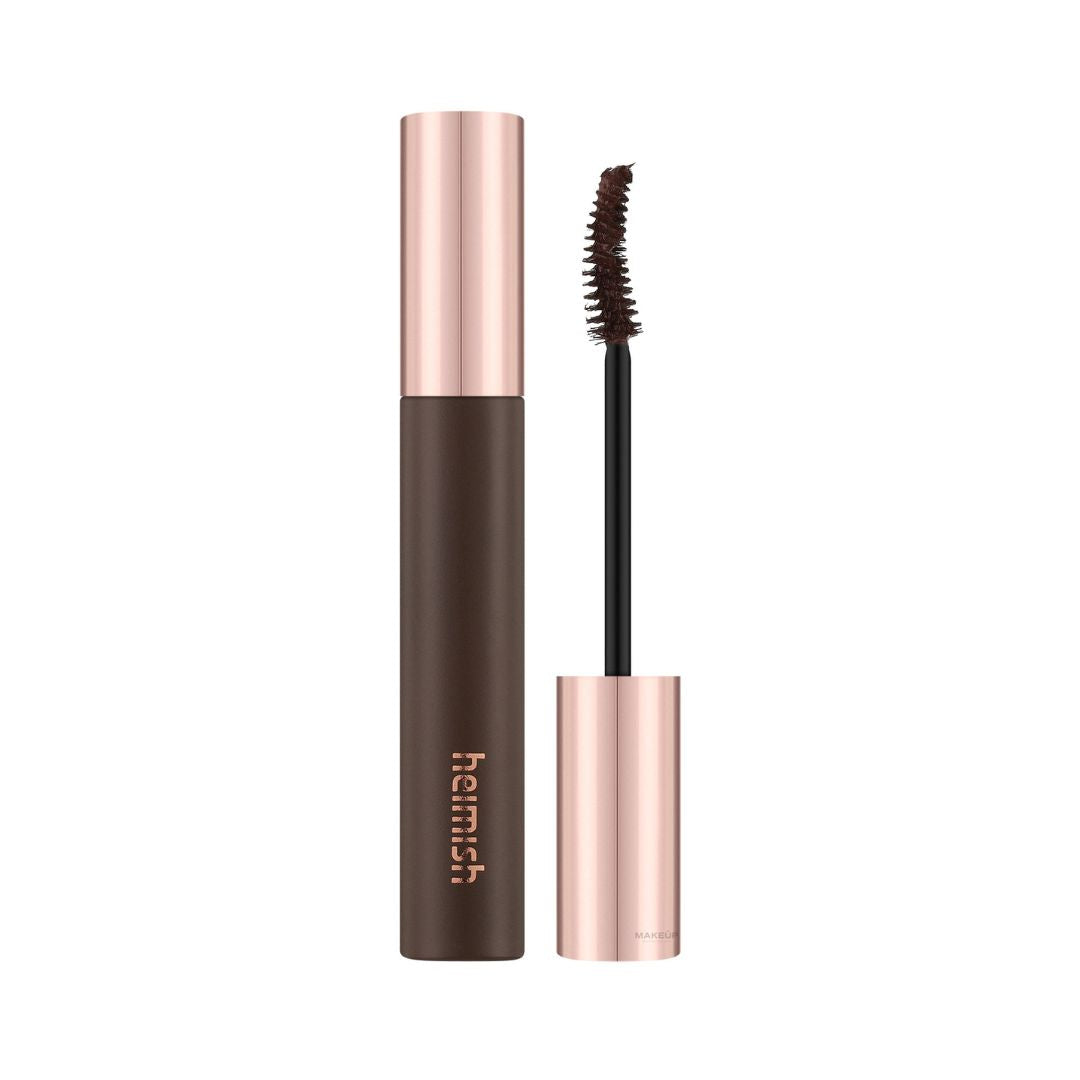 Heimish Dailism Smudge Stop Mascara Brown מסקרה מעגלת חומה למראה ריסים מורמים וללא מריחות