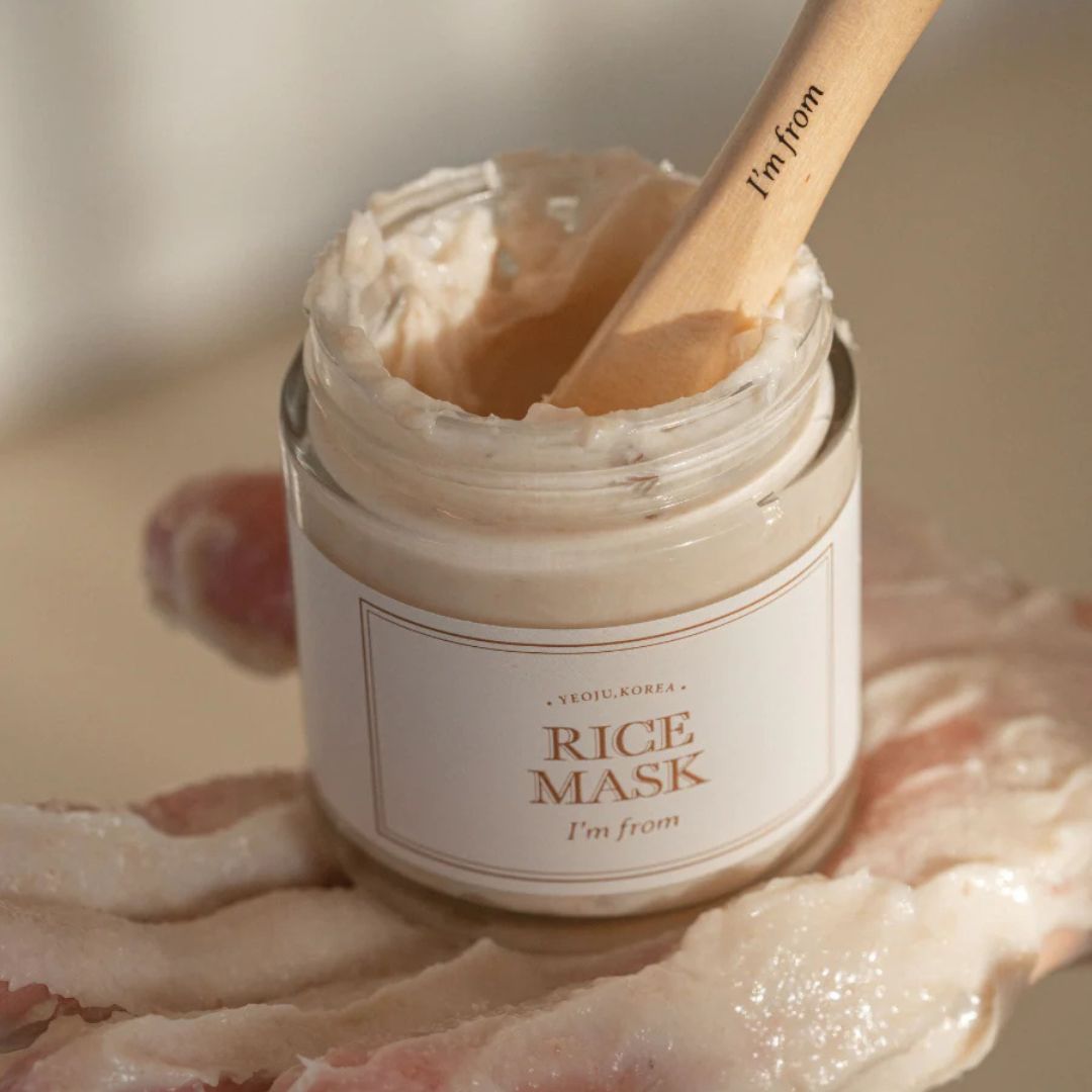 I'm From Rice Mask 110G מסכת פנים עם אורז להענקת לחות, ריכוך וזוהר