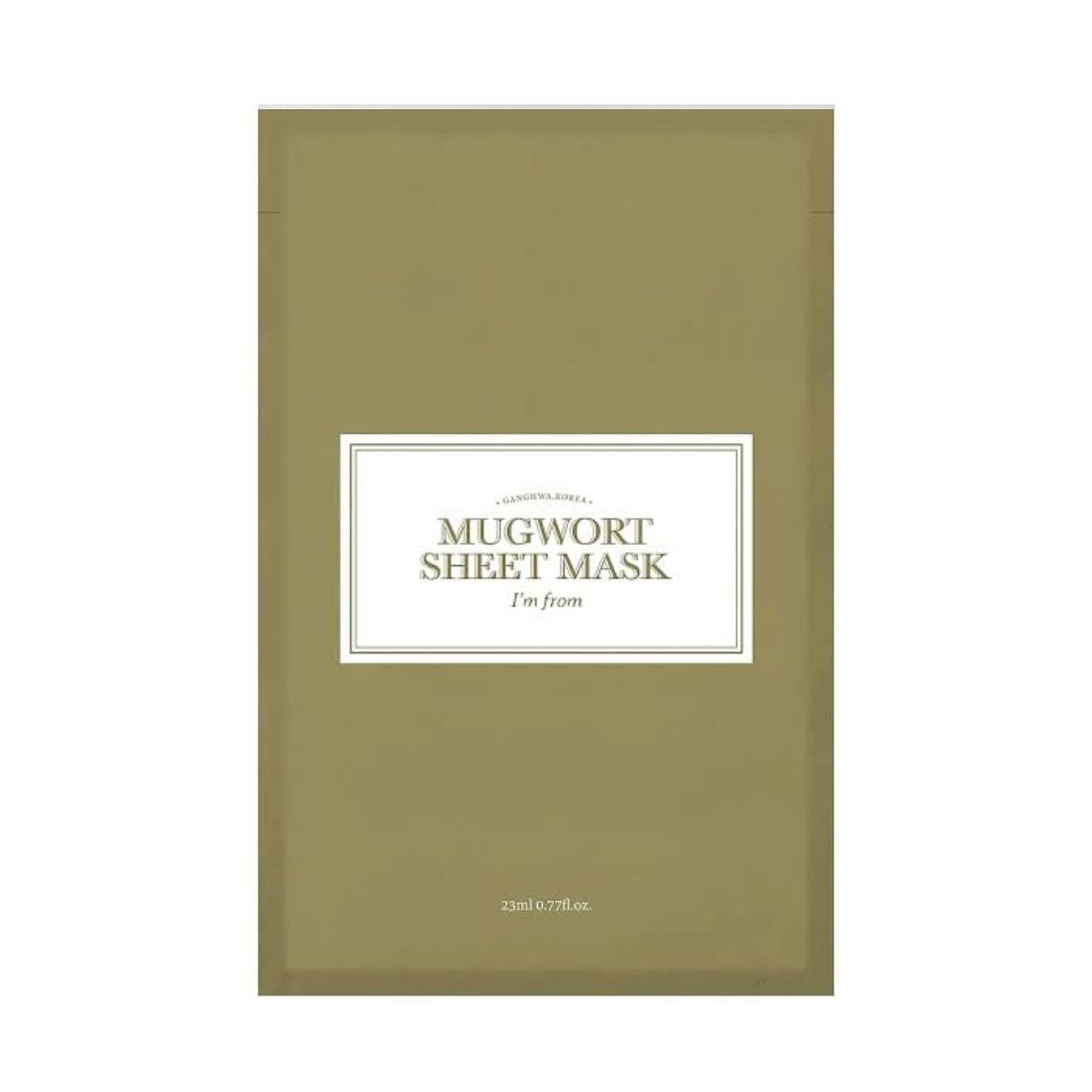 I'm From Mugwort Sheet Mask מסכת בד לפנים עם לענה להרגעה והענקת לחות