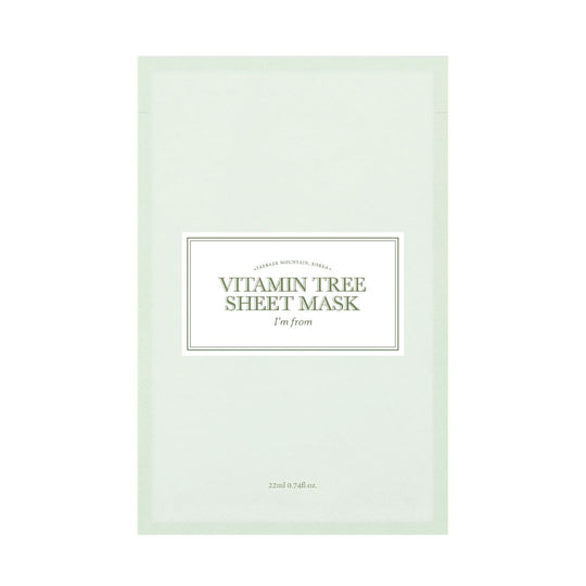 I'm From Vitamin Tree Sheet Mask מסכת בד לפנים עם עץ הוויטמינים להענקת לחות וזוהר