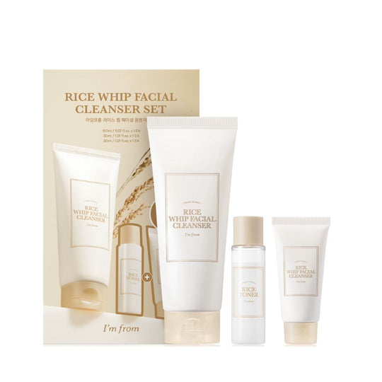 I'm From Rice Whip Facial Cleanser Set מארז ניקוי פנים עם