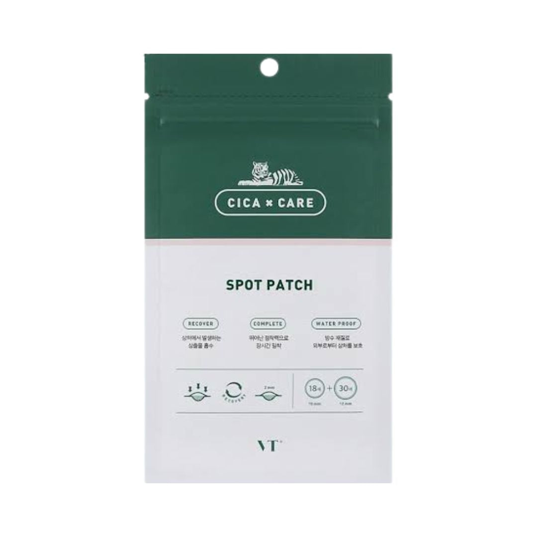 VT Cosmetics Cica Spot Patch 48pcs מדבקות סיקה לטיפול נקודתי בפצעונים