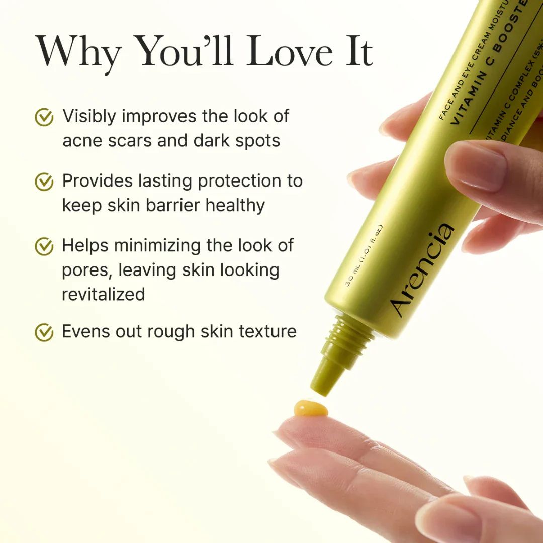 Arencia Vitamin C Booster Shot 30ML סרום ויטמין C להבהרת העור ולהענקת זוהר