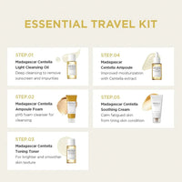 SKIN1004 Madagascar Centella Travel Kit ערכת נסיעות עם 5 מוצרי טיפוח