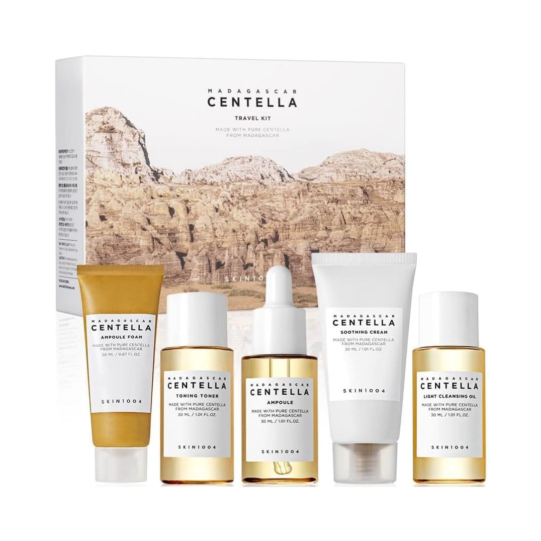 SKIN1004 Madagascar Centella Travel Kit ערכת נסיעות עם 5 מוצרי טיפוח
