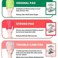 Mom's Bath Recipe Body Peeling Pad Original פד פילינג לגוף לניקוי והחלקת העור
