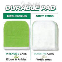 Mom's Bath Recipe Body Peeling Pad Original פד פילינג לגוף לניקוי והחלקת העור