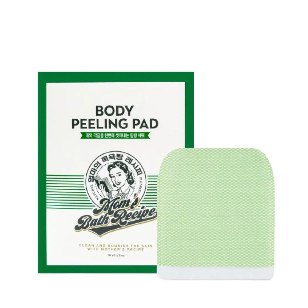 Mom's Bath Recipe Body Peeling Pad Original פד פילינג לגוף לניקוי והחלקת העור