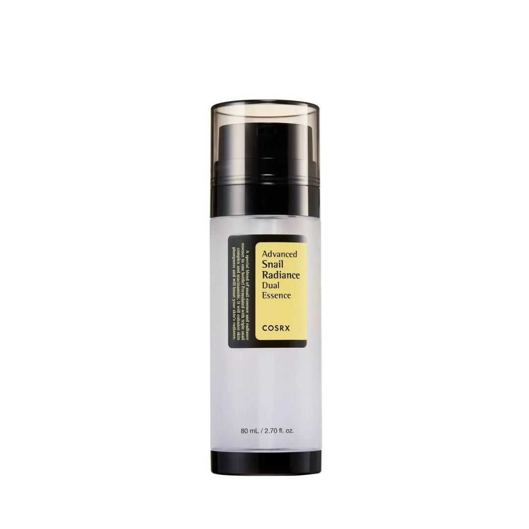 COSRX Advanced Snail Radiance Dual Essence, 80ml | סרום כפול לשיקום והזנה עם קומפלקס חלזונות