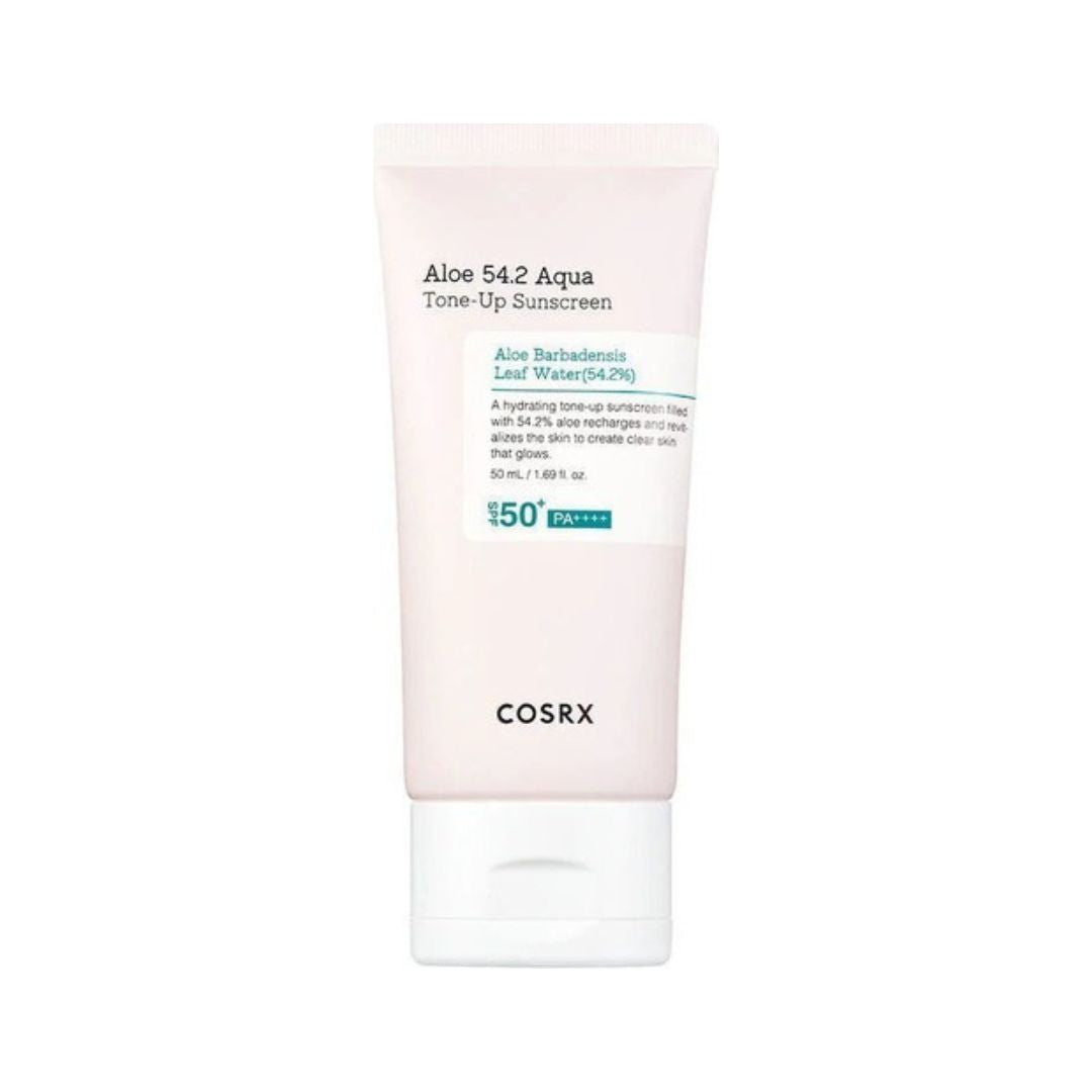 Cosrx Aloe Tone-Up Sunscreen SPF50 Sun Cream 50Ml | קוסארקס קרם הגנה טון-אפ על בסיס אלוורה SPF50 בנפח 50 מ"ל